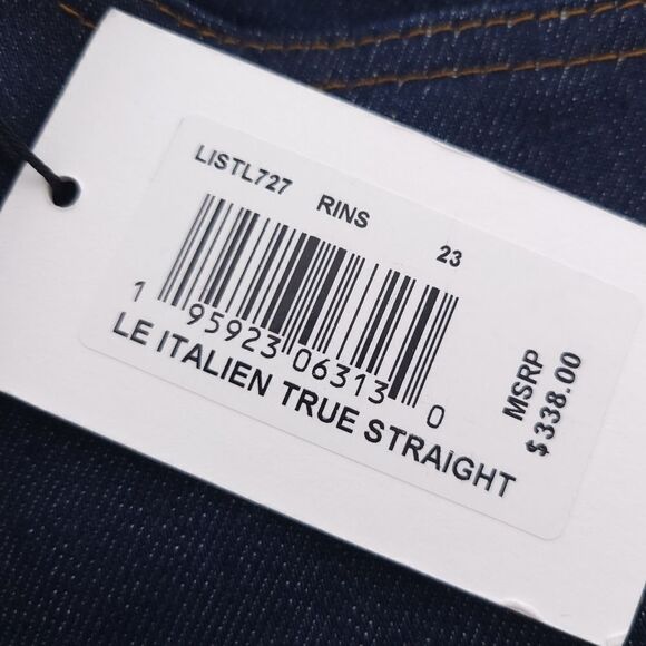 Frame Le Italien True Straight Blue Jeans Womens Size 23 - Picture 11 of 15